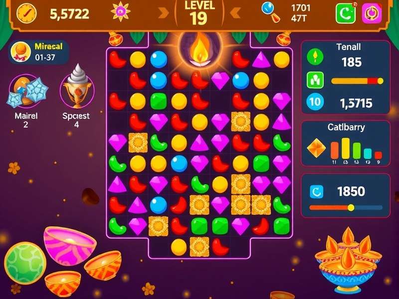 Spicy Blast Adventure festival event showcasing Diwali themed elements