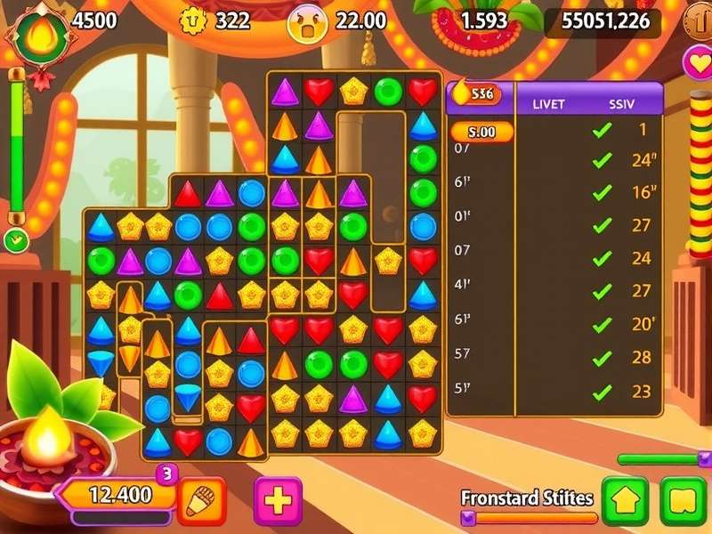 Spicy Blast Adventure level progression and statistics dashboard